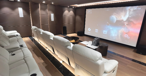 廣州麒麟山莊家庭影院案例-智在頂尖，視界體驗(yàn)